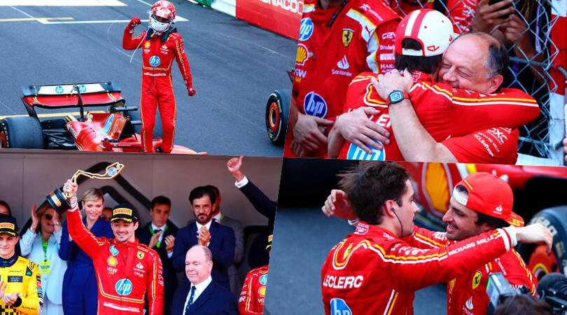 Leclerc trionfa a Montecarlo: emozione infinita, festa totale per Charles e la Ferrari