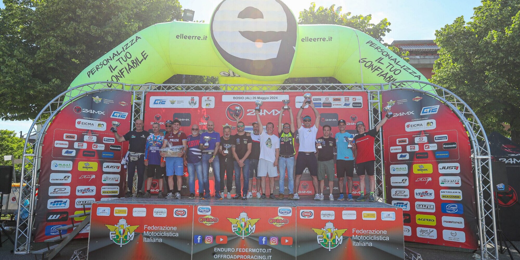 Il moto club Alfieri fa show a Bosio, per la seconda dell'Italiano Major