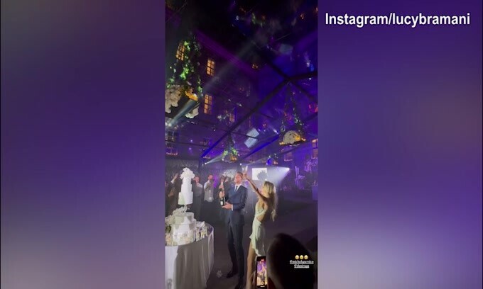 Matrimonio Rugani-Persico, brindisi al loro amore