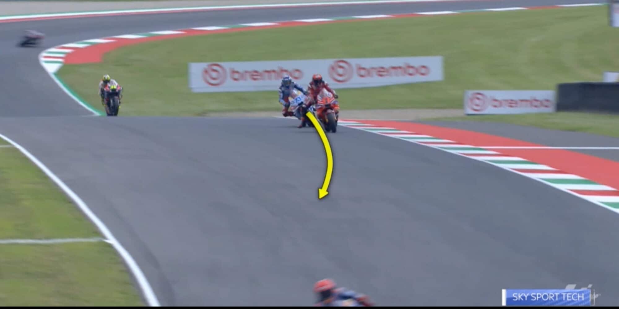 Bagnaia penalizzato in griglia al Mugello dopo l’episodio con Alex Marquez!