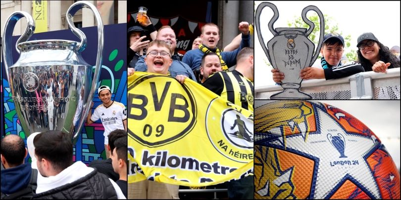 Febbre Champions: i tifosi di Real e Borussia Dortmund 'invadono' Londra