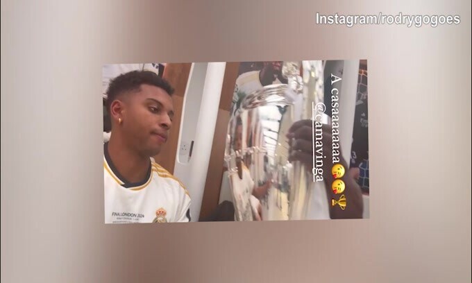 Camavinga e Rodrygo, festa con la Champions tra le mani