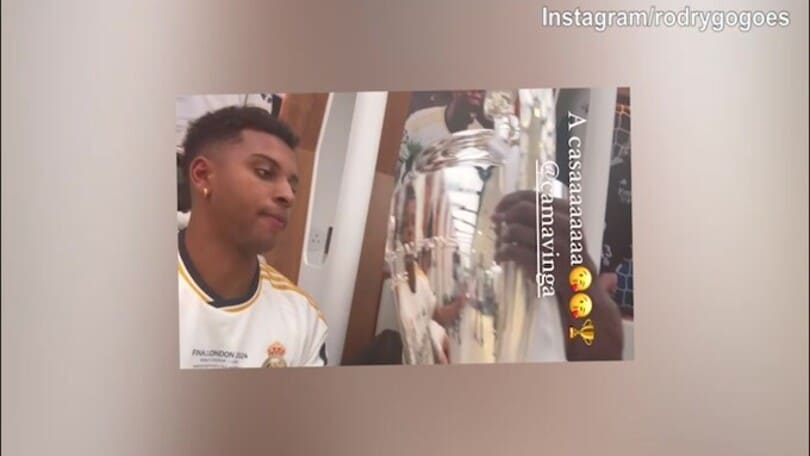 Camavinga e Rodrygo, festa con la Champions tra le mani