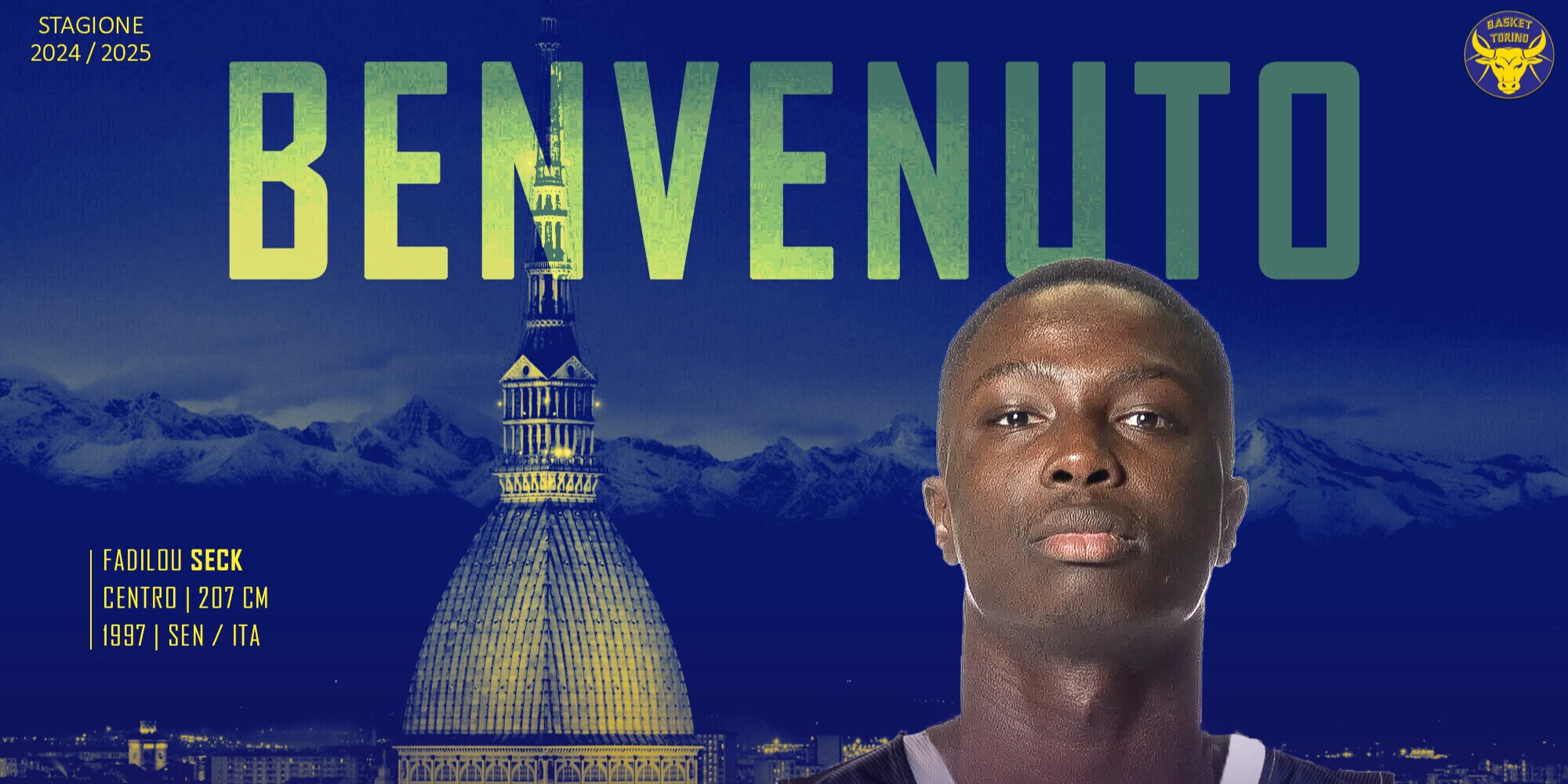 Reale Mutua Torino chiude l'accordo con Fadilou Seck
