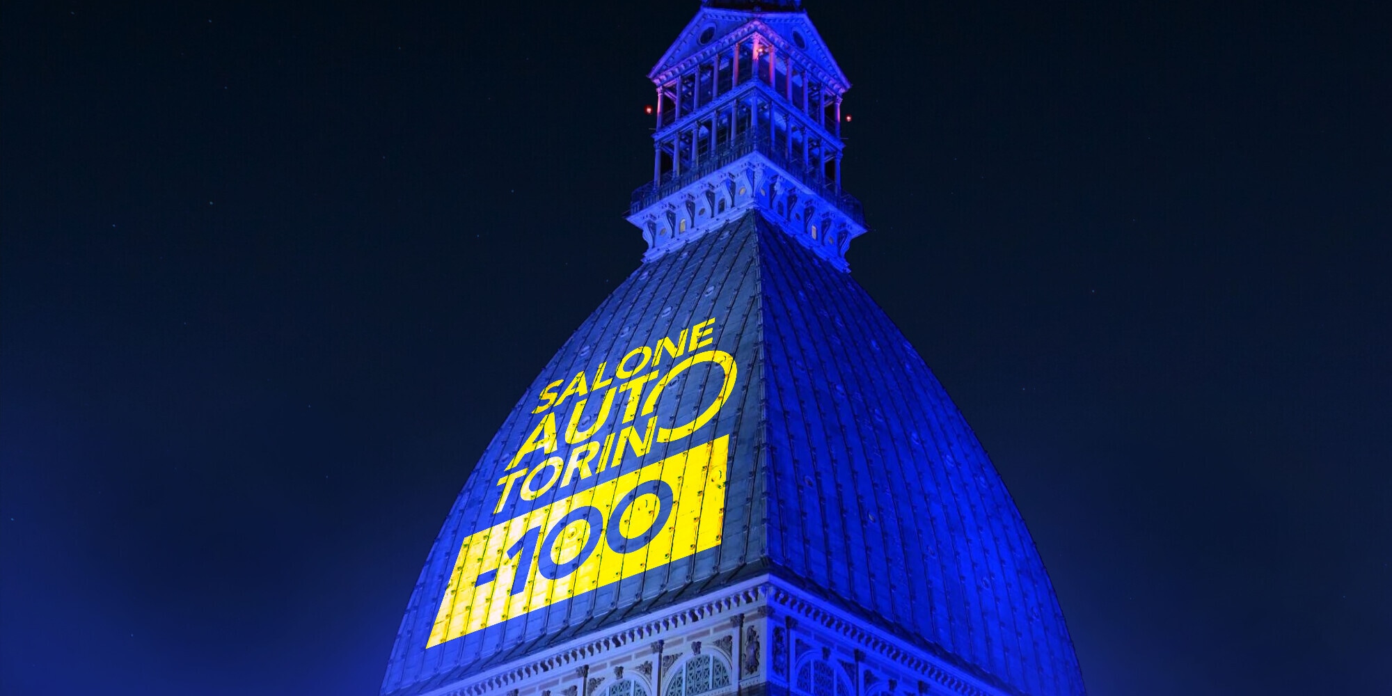 Salone Auto Torino illumina la Mole Antonelliana