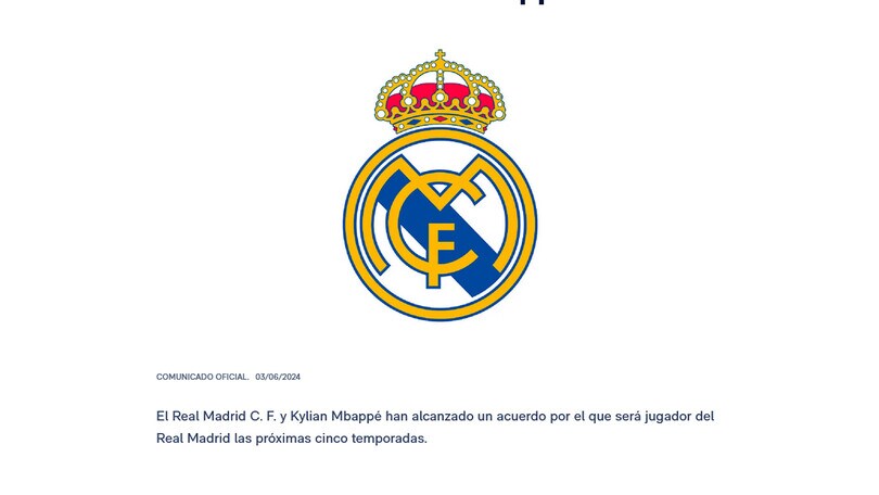 Ufficiale: Kylian Mbappé è del Real Madrid