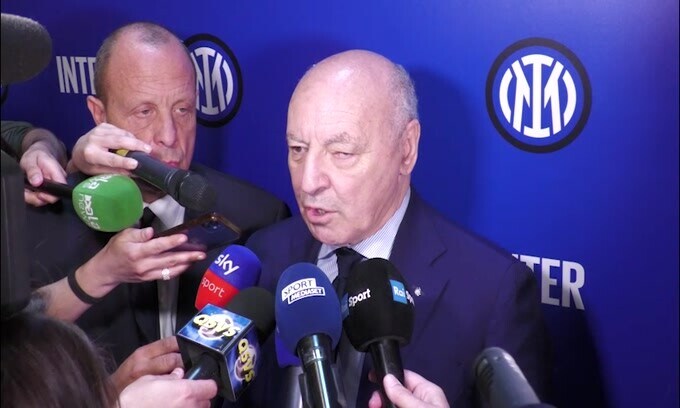 Marotta: "Emozione grande. Rinnovi di Inzaghi, Barella e Lautaro? Non dovrebbero esserci problemi"
