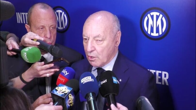 Marotta: "Emozione grande. Rinnovi di Inzaghi, Barella e Lautaro? Non dovrebbero esserci problemi"
