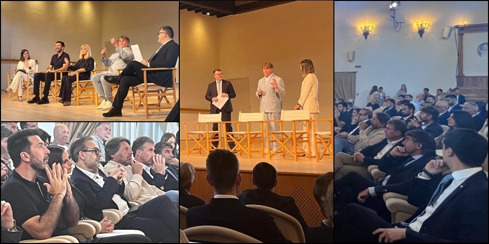 Il Golden Boy a Solomeo: quanti volti noti al teatro Cucinelli