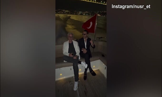Mourinho e Salt Bae, serata insieme ad Istanbul
