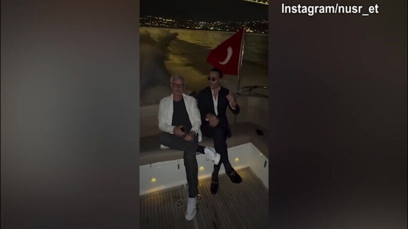 Mourinho e Salt Bae, serata insieme ad Istanbul