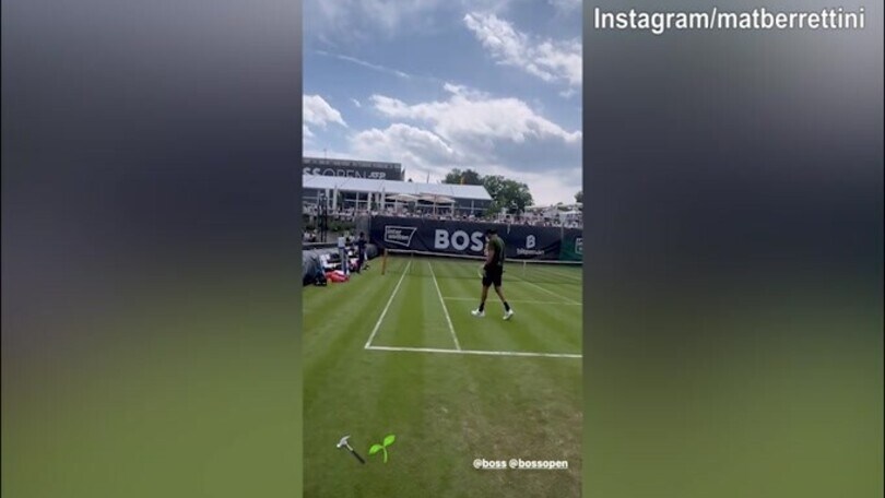 ATP Stoccarda, Berrettini lavora sul campo