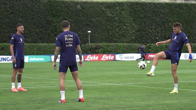 Verso EURO 2024, ultimo allenamento degli azzurri a Coverciano