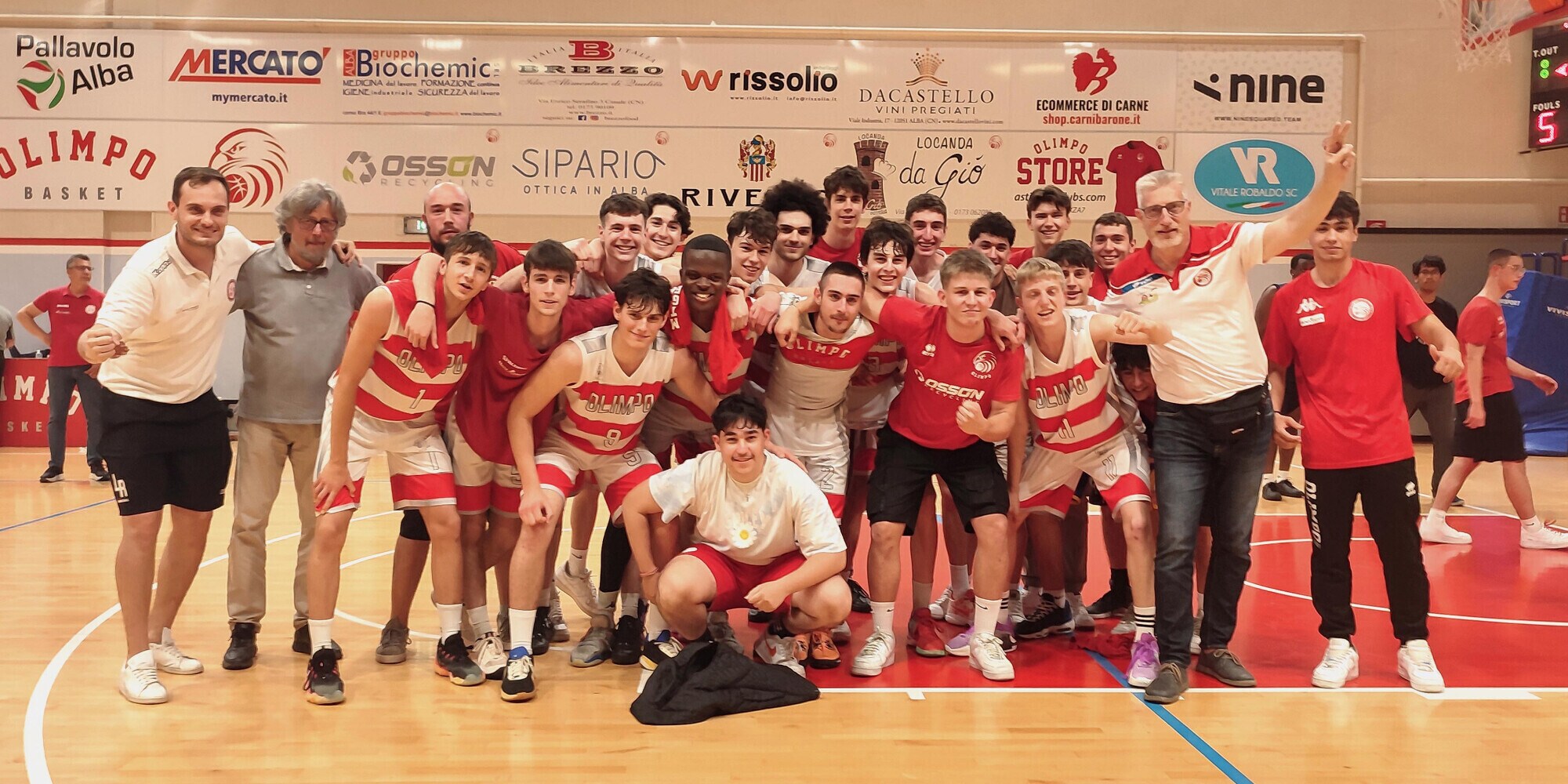 Olimpo Basket Alba: è salvezza per i giovanissimi biancorossi
