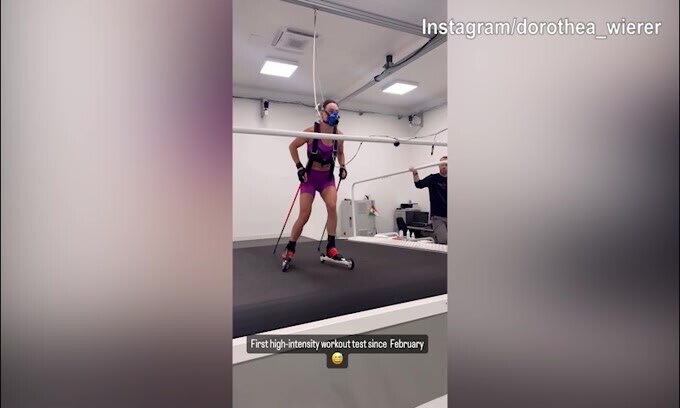 Biathlon, Dorothea Wierer si allena in vista della grande stagione invernale