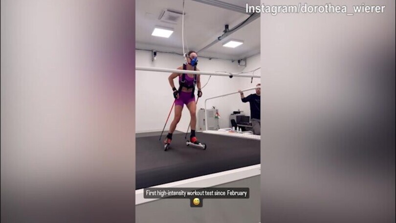 Biathlon, Dorothea Wierer si allena in vista della grande stagione invernale