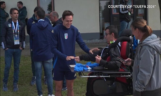 Euro 2024, entusiasmo alle stelle per l'Italia ad Iserlohn