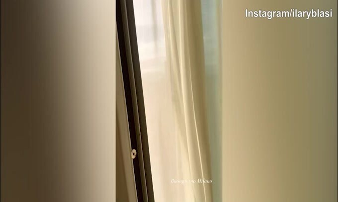 Ilary Blasi, risveglio a Milano: "Buongiorno...."