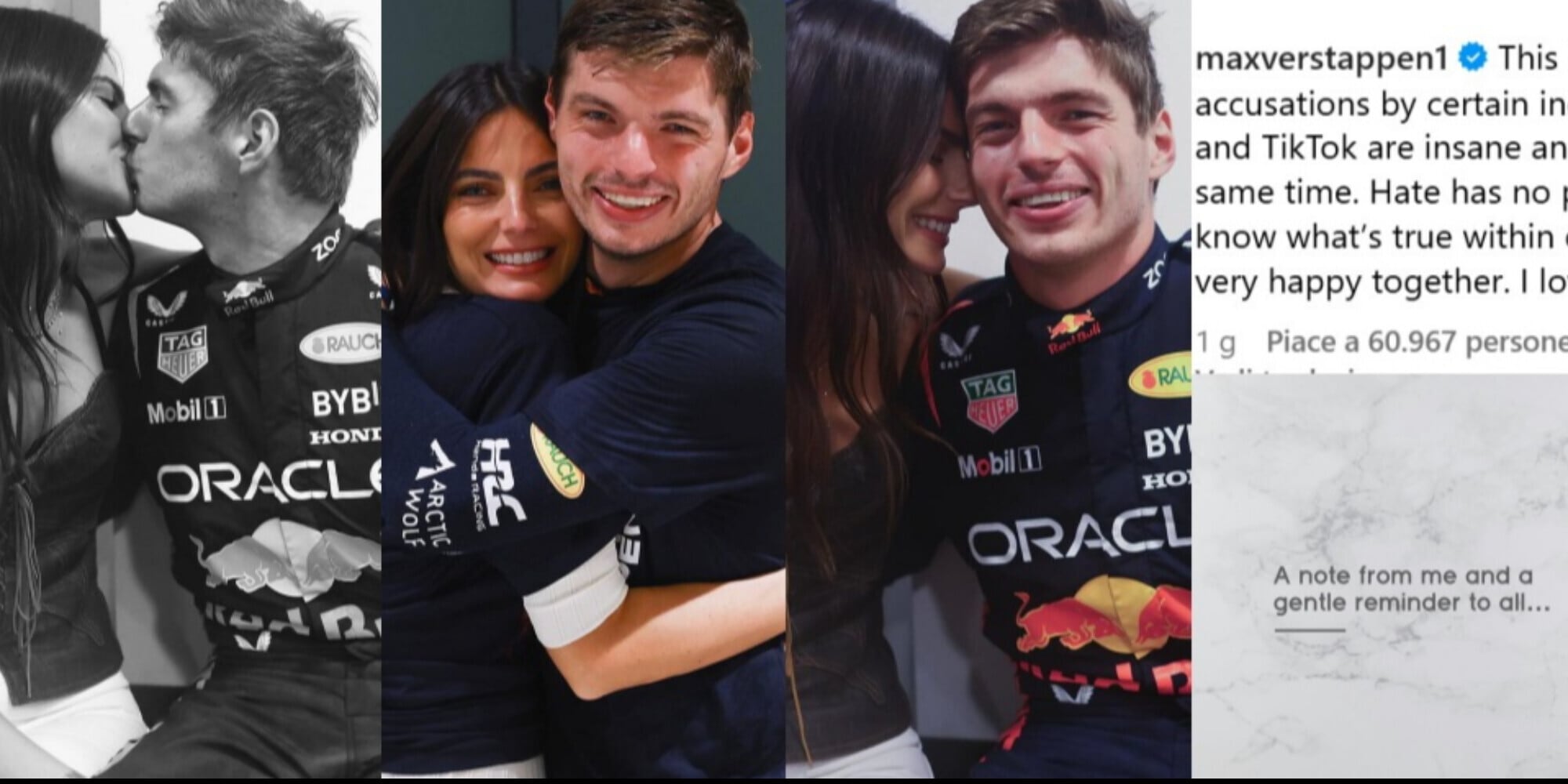 Verstappen, lo sfogo di Kelly Piquet sui social: "Basta fake news"