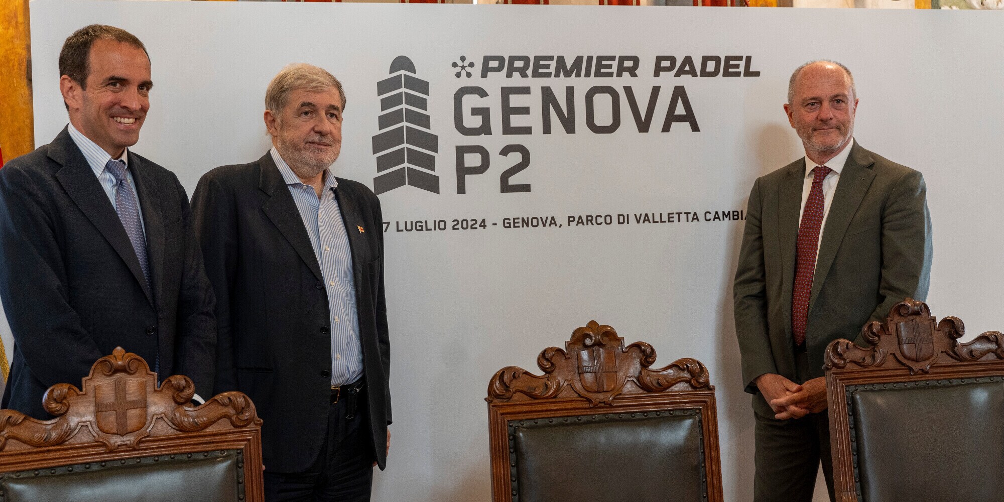 Genova Premier Padel P2: Comune, FITP e Sport e Salute fanno squadra