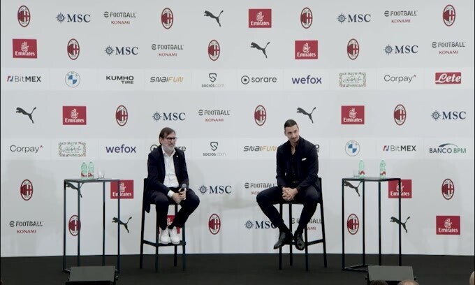 Ibrahimovic scherza con i giornalisti: "Non sono pronto per lasciarvi il mio numero di telefono.."