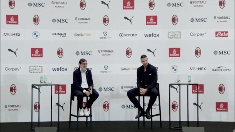 Ibrahimovic scherza con i giornalisti: "Non sono pronto per lasciarvi il mio numero di telefono.."