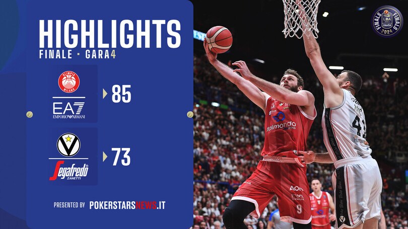 EA7 Emporio Armani Milano - Virtus Segafredo Bologna | Finale | Gara-4