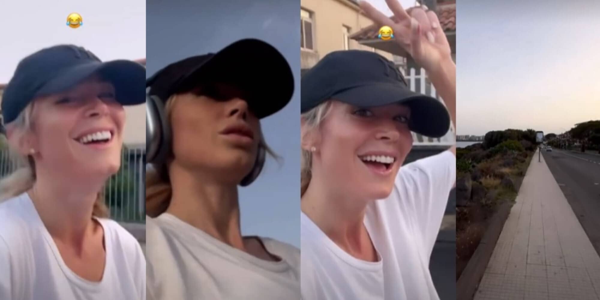 Diletta Leotta, allenamento e sorpresa finale: "Meno male che..."