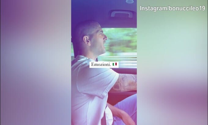 Italia, Bonucci rivive e canta le "Notti Magiche"