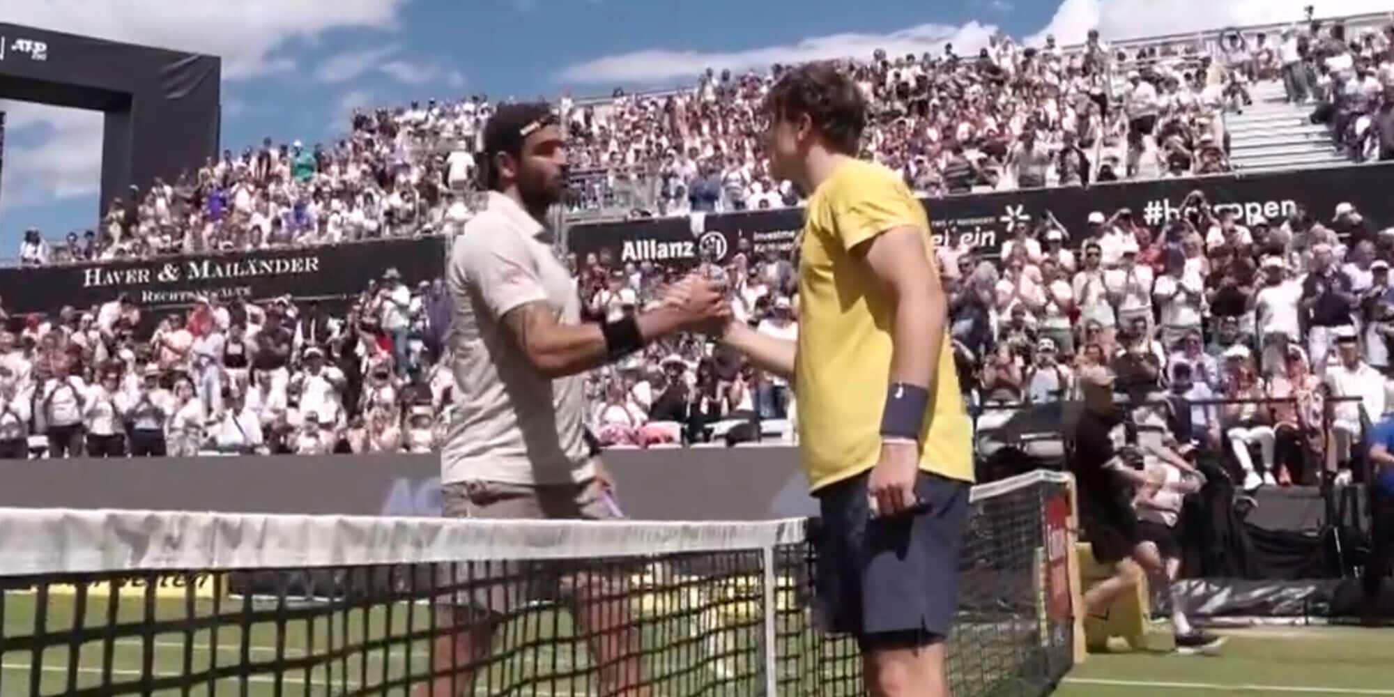 Berrettini si arrende in finale a Stoccarda: Draper rimonta e vince al 3° set