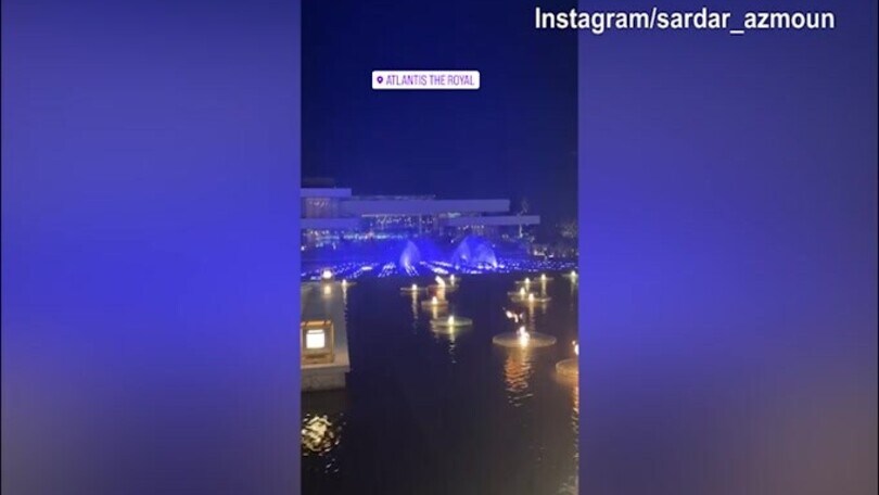 La stagione deve iniziare, Azmoun in vacanza a Dubai