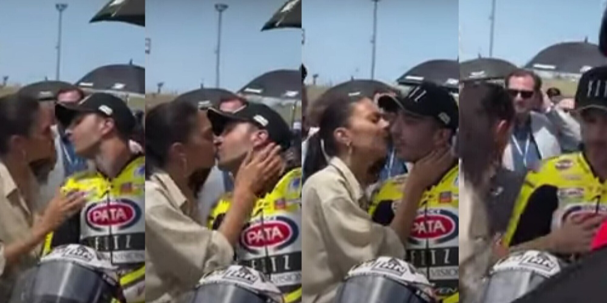 Elodie e il gesto romantico per Iannone prima del Gp di Misano