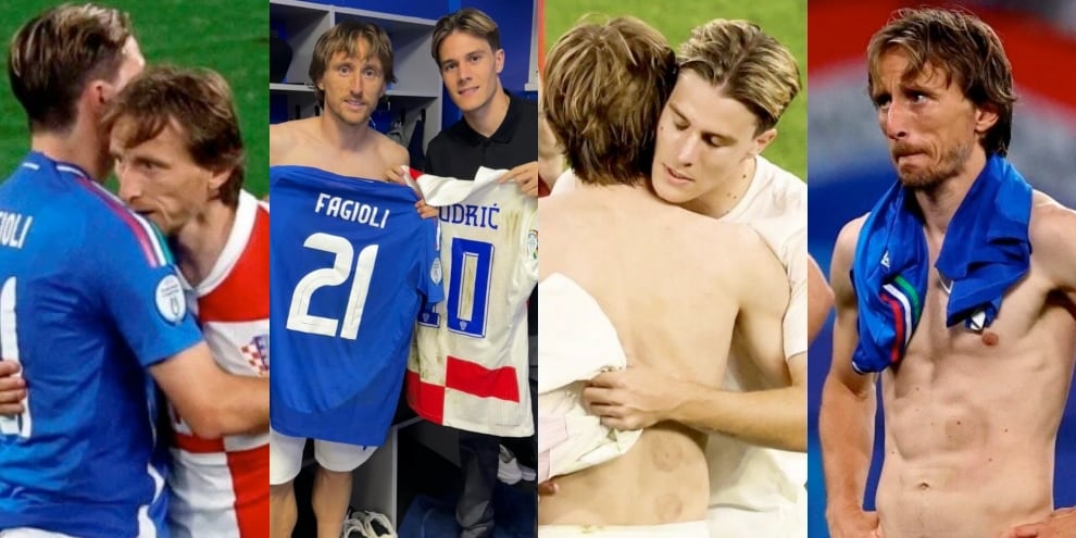 Modric, lacrime da eroe: l’abbraccio e quel regalo a Fagioli