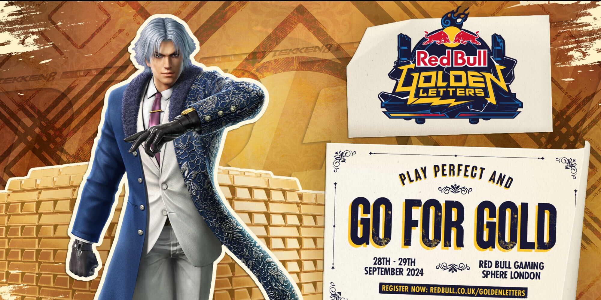 Red Bull torna su Tekken con il Golden Letters: il torneo esports sarà a Londra