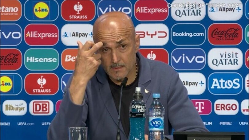 Spalletti: "Scamacca è bello chiaro come calciatore. Può fare gol in qualsiasi momento"
