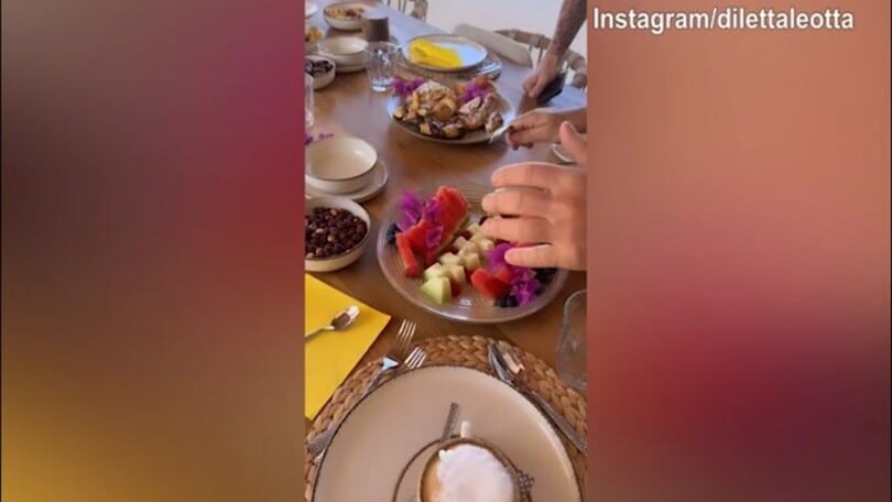 Colazione da sogno per Diletta Leotta