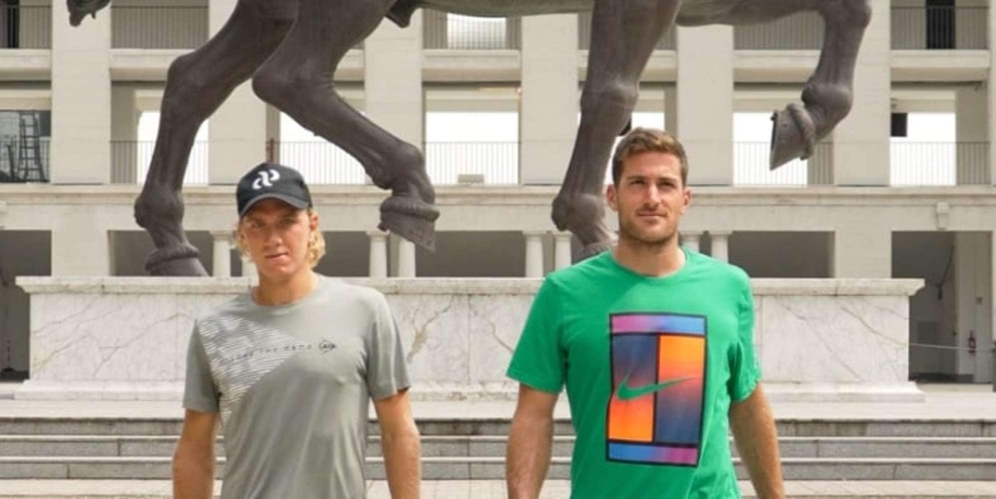 ATP Challenger Tour: Gomez e Jianu, sfida di street tennis sotto il Cavallo di Leonardo