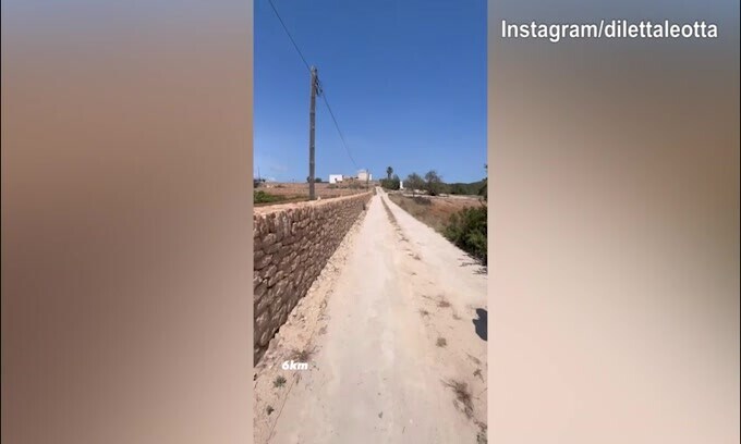 Corsa serale ad Ibiza per i neo-sposi Karius e Diletta
