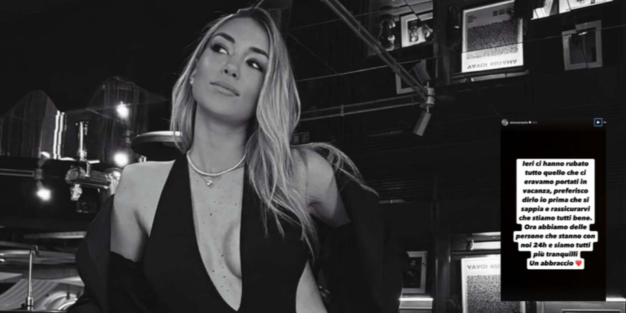 Alice Campello, furto durante le vacanze in Italia: "Ci hanno rubato tutto"