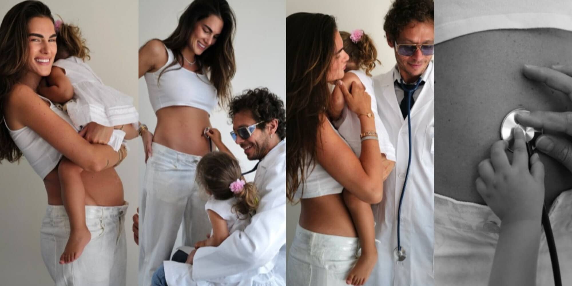 Valentino Rossi papà bis, Francesca Sofia Novello è incinta: "Un'altra bimba"