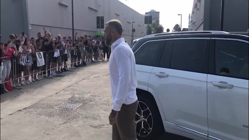 Juventus, accoglienza calorosa per Di Gregorio