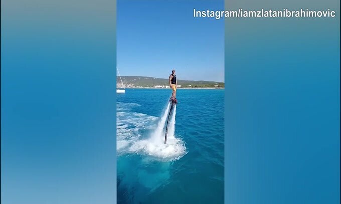 Milan, relax in acqua per Ibrahimovic