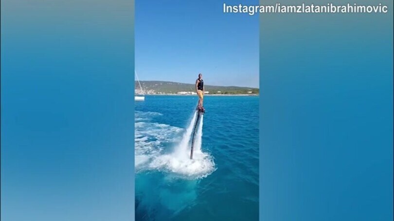 Milan, relax in acqua per Ibrahimovic