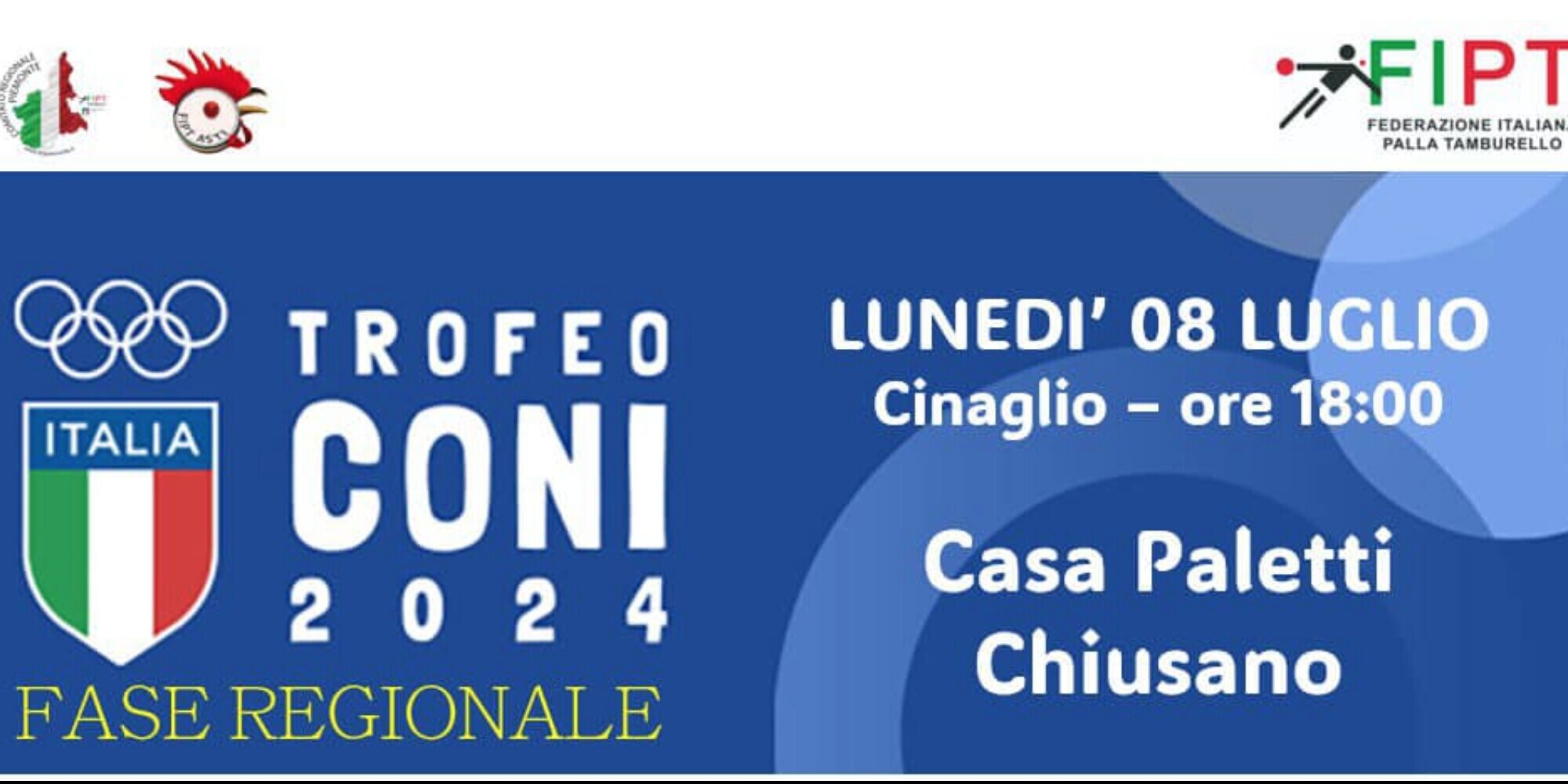 Tamburello a muro: oggi l'incontro per la fase Regionale del Trofeo CONI 2024