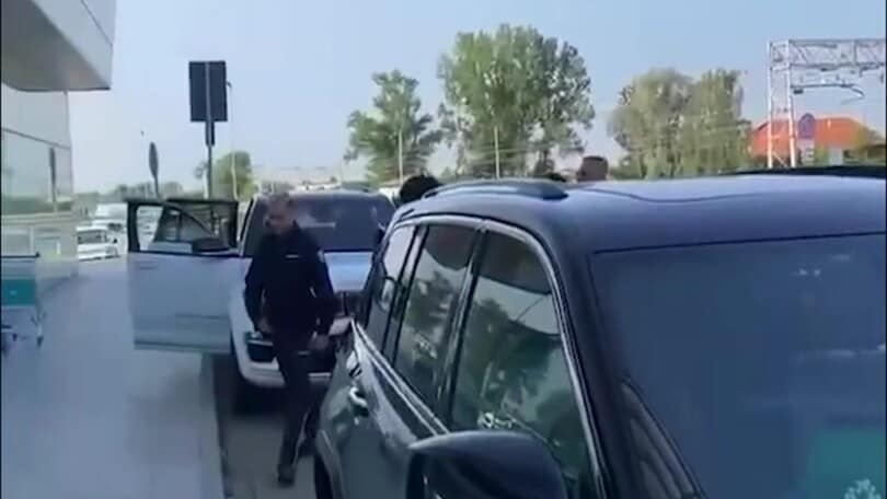 Juventus, l'arrivo a Caselle di Thuram