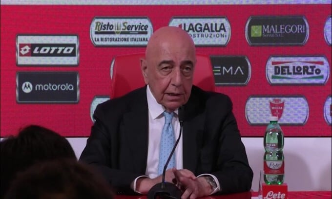 Galliani sull'intasamento del calendario: "Serie A deve essere a 20 squadre"
