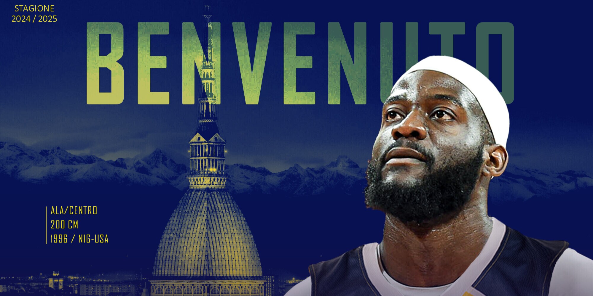 La Reale Mutua Torino chiude con Ife Ajayi