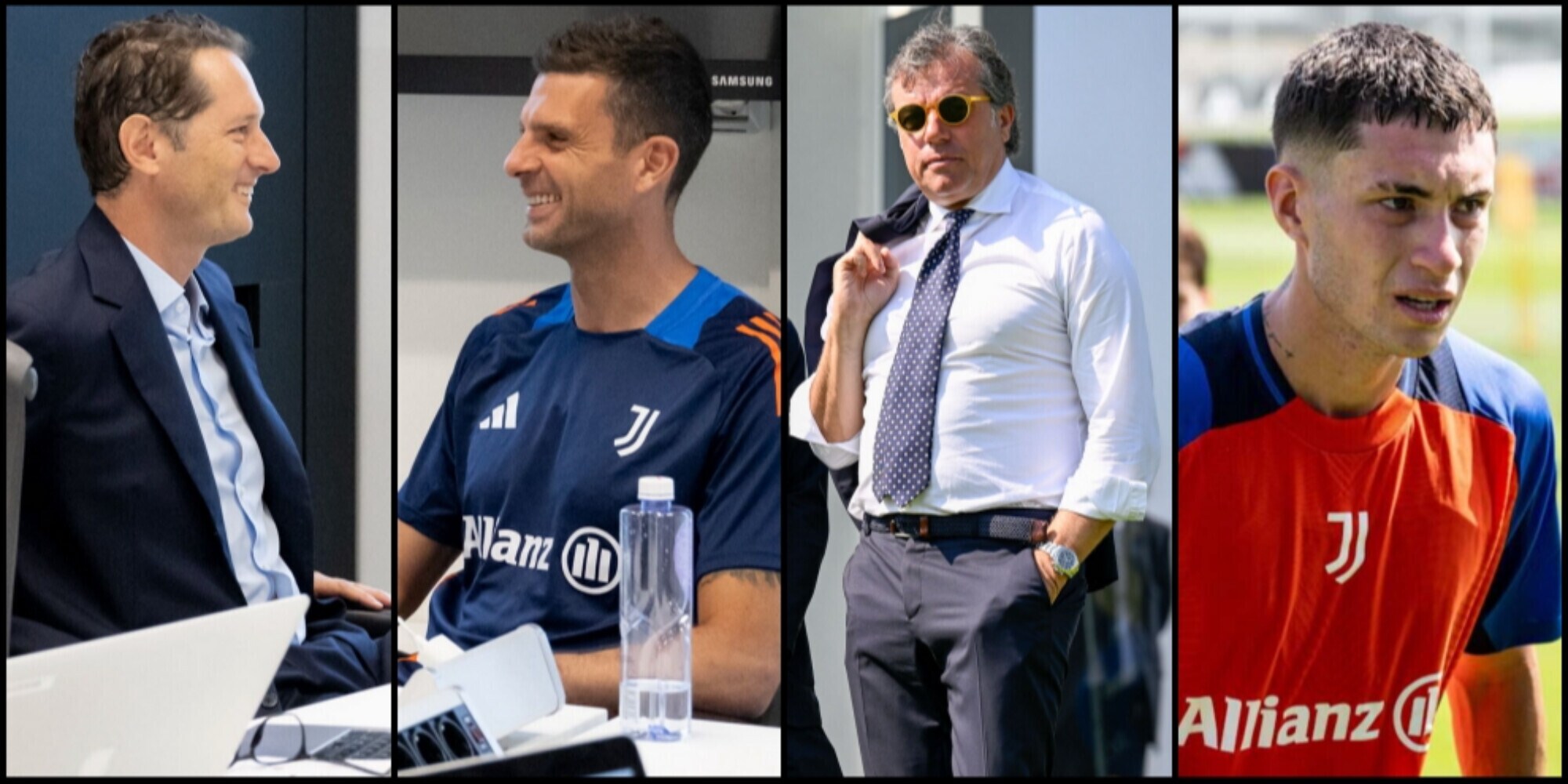 Elkann e Motta faccia a faccia, poi dai tifosi con Giuntoli: emozioni Juve
