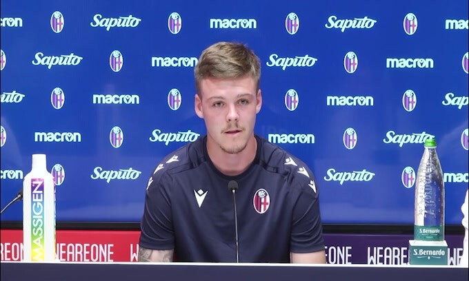 Holm: "Felice di essere approdato al Bologna"