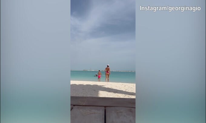 CR7 e Georgina Rodriguez, vacanze in famiglia